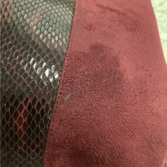 Impo Stretch faux suede and faux snake print tall heeled boots - Picture 15 of 15